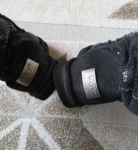 UGG Black Sparkle Boots